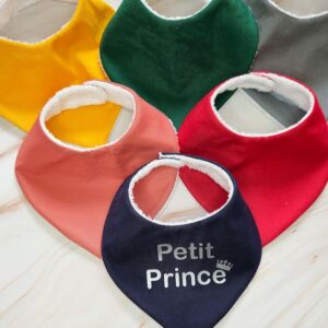 Bavoir bandana personnalisé