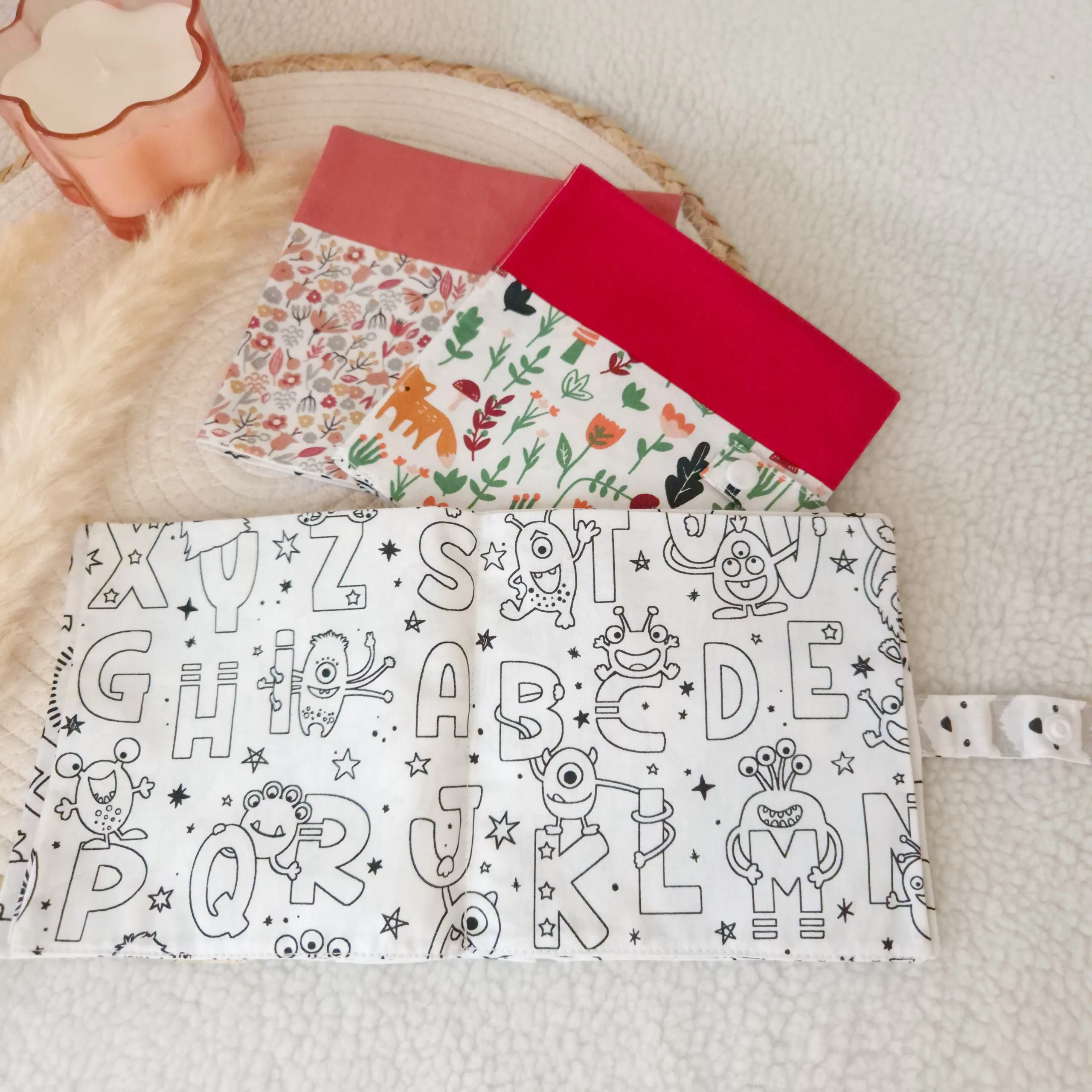 Cahier de coloriage lavable personnalisable