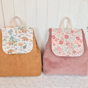 Sac à dos en velours personnalisable